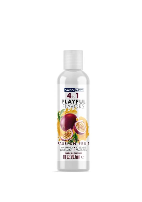 4 In 1 Lubricant with Wild Passion Fruit Flavor - 1 fl oz / 30 ml 4 In 1 Lubricant with Wild Passion Fruit Flavor - 1 fl oz / 30 ml
