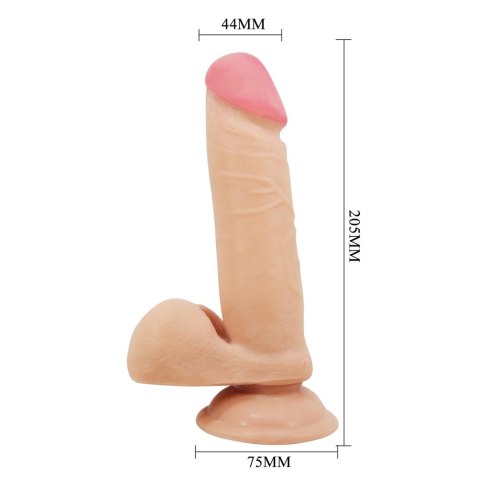 BAILE - Sliding Skin 8.1'' Flesh, TPR BAILE - Sliding Skin 8.1'' Flesh, TPR