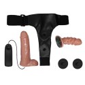 BAILE- Ultra Passionate Harness Dual Penis 6,2'' BAILE- Ultra Passionate Harness Dual Penis 6,2''