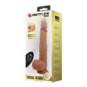 PRETTY LOVE - Jonathan 8,3'' Light Brown, 3 vibration functions Thrusting Wireless remote control PRETTY LOVE - Jonathan 8,3'' Light Brown, 3 vibration functions Thrusting Wireless remote control