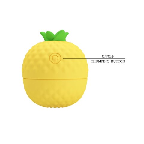 PRETTY LOVE - Pineapple Secret, 12 thumping functions, Silicone PRETTY LOVE - Pineapple Secret, 12 thumping functions, Silicone