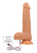 Rotating Beads Vibrating Dildo Light skin tone Rotating Beads Vibrating Dildo Light skin tone