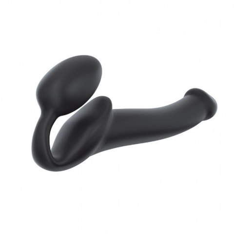 SEMI-REALISTIC BENDABLE STRAP-ON BLACK - M SEMI-REALISTIC BENDABLE STRAP-ON BLACK - M