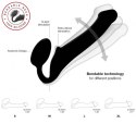 SEMI-REALISTIC BENDABLE STRAP-ON BLACK - M SEMI-REALISTIC BENDABLE STRAP-ON BLACK - M