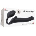SEMI-REALISTIC BENDABLE STRAP-ON BLACK - M SEMI-REALISTIC BENDABLE STRAP-ON BLACK - M