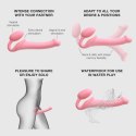 SEMI-REALISTIC BENDABLE STRAP-ON PINK - M SEMI-REALISTIC BENDABLE STRAP-ON PINK - M