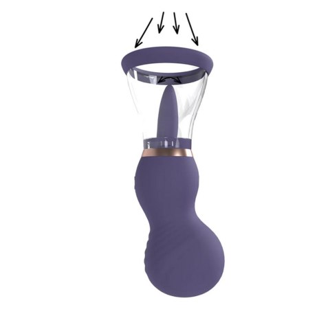 Sensual - Rechargeable Vulva and Breast Pump - Purple Sensual - Rechargeable Vulva and Breast Pump - Purple