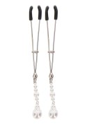 Tweezers With Pearls Silver Tweezers With Pearls Silver