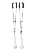 Tweezers With Pearls Silver Tweezers With Pearls Silver