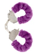 Kajdanki-FURRY FUN CUFFS PURPLE PLUSH