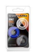 Zestaw-STAY HARD DONUT RINGS ASSORTED