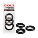 Pierścień-COLT 3 RING SET BLACK