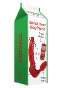 Proteza-BEND OVER BOYFRIEND VIBRATING RED