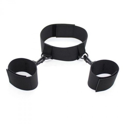 Wiązania-Costrittivo Easy Cuffs Collar Arms Restraint black