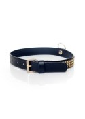 Fetish Boss Series Collar with crystals 2 cm gold