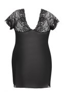 Marina black chemise L+ ( czarna halka )