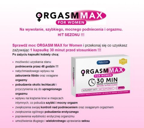 OrgasmMax for Women-2 kapsułki