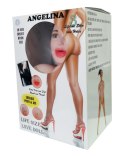 Lalka miłości, wykonana z realistycznych materiałów- ANGELINA 3D - Vibrating