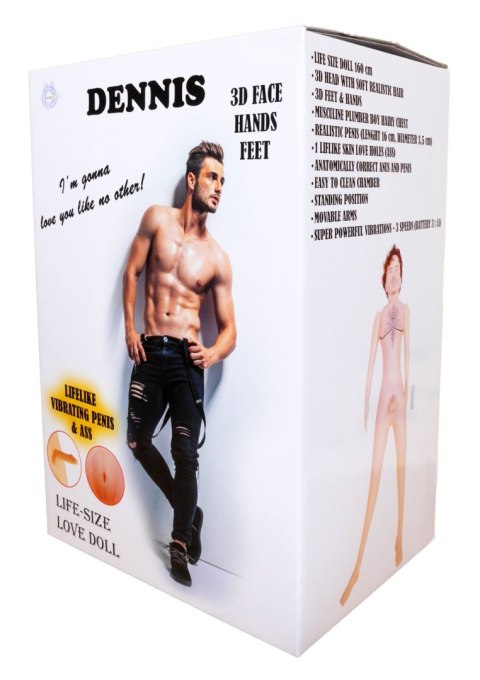 Lalka męska- DENNIS 3D - z wibratorem Lalka męska- DENNIS 3D - z wibratorem