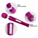 Stymulator-Magic Massager Wand USB Pink 10 Function