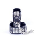 Fetish Boss Series Handcuffs with cristals 3 cm Silver