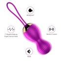 Kulki-Vibrating Silicone Kegel Balls USB 7 Function