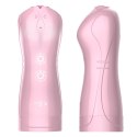 Rewelacyjny Masturbator-Vibrating and Flashing Masturbation Cup USB 7+7 Function / Talk Mode (Pink)