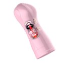 Rewelacyjny Masturbator-Vibrating and Flashing Masturbation Cup USB 7+7 Function / Talk Mode (Pink)