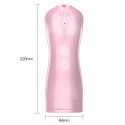 Rewelacyjny Masturbator-Vibrating and Flashing Masturbation Cup USB 7+7 Function / Talk Mode (Pink)