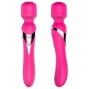 Stymulator-Boss Series-Silicone Dual Massager Pulsator USB 7+7 Function (Pink)