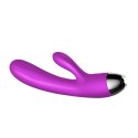 Wibrator-Silicone Vibrator and Pulsator Purple USB 7+7 Function / Heating