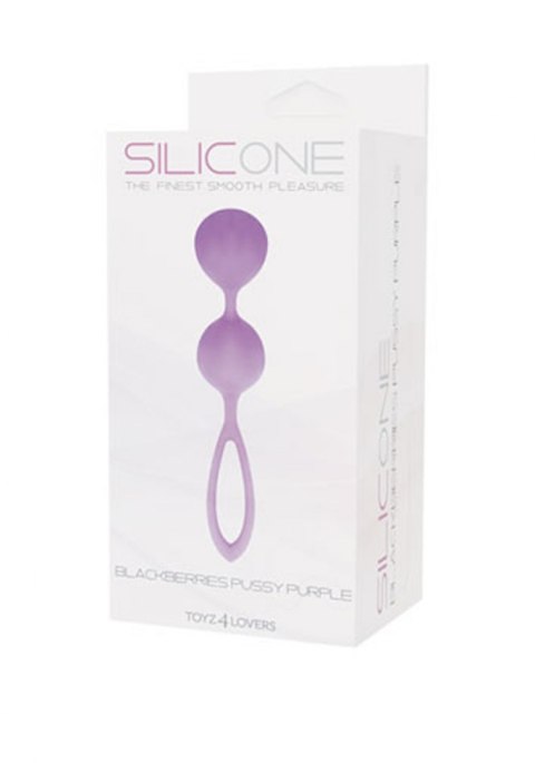 Kulki-PALLINE BLACKBERRIES PUSSY SILICONE PURPLE