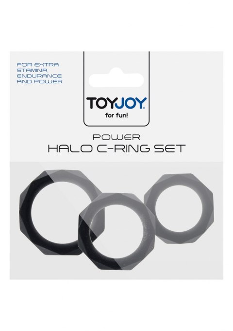 Pierścień-POWER HALO C-RING SET BLACK