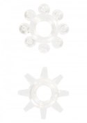 Pierścień-POWER STRETCHY RINGS CLEAR 2PCS