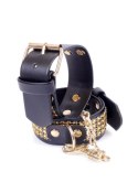 Fetish Boss Series Handcuffs with cristals 3 cm Gold