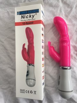 Nicky pink 12 speed g spot vibrating 22 cm