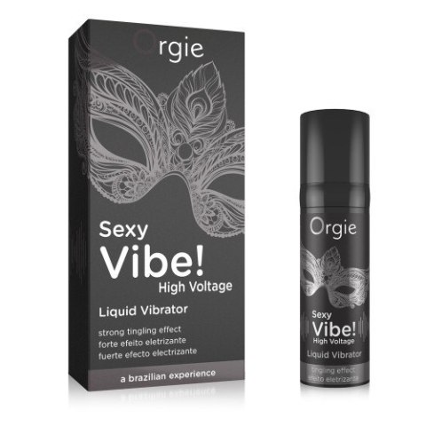 Wibrator w płynie-SEXY VIBE! HIGH VOLTAGE - LIQUID VIBRATOR - 15 ML