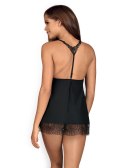 Bielizna-Chiccanta babydoll i stringi czarna S/M