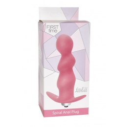 Plug- Spiral Anal Plug Pink