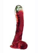 Dildo-LAZY BUTTCOCK 6.5 RED DONG