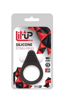 Pierścień-LIT-UP SILICONE STIMU RING 1 BLACK