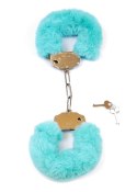 Kajdanki Fetish Boss Series- Furry Cuffs Blue