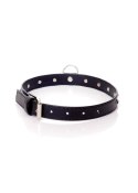 Fetish Boss Series Collar - 2 cm navy blue crystal