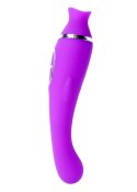 Wibrator-KELLY Purple - 12- vibrating / 8 suction functions USB