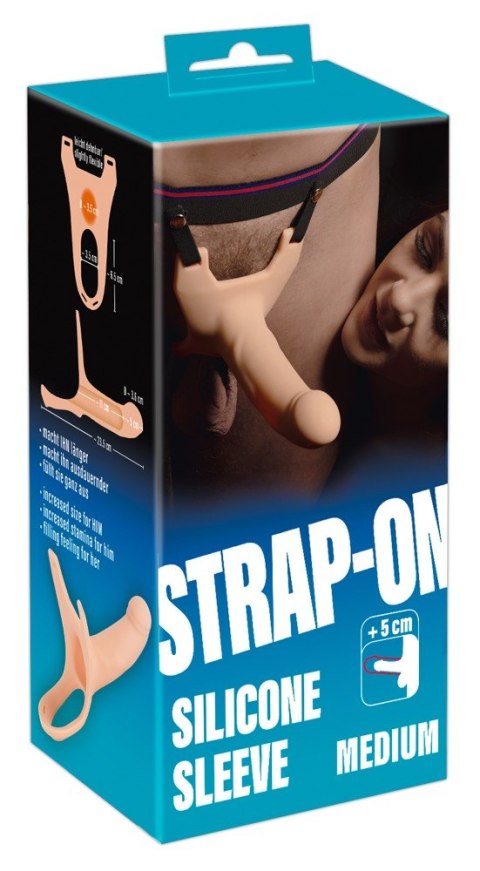 Silicone Strap-on +5cm medium