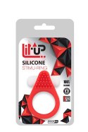 Pierścień-LIT-UP SILICONE STIMU RING 1 RED