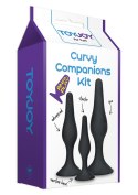 Plug-CURVY COMPANIONS KIT 3 PCS BLACK