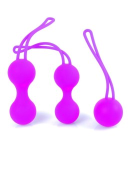 Kulki-Silicone Kegal Balls Set - Purple