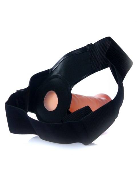 Proteza-Vibrating Hollow Strap-on - Cyber Skin Proteza-Vibrating Hollow Strap-on - Cyber Skin