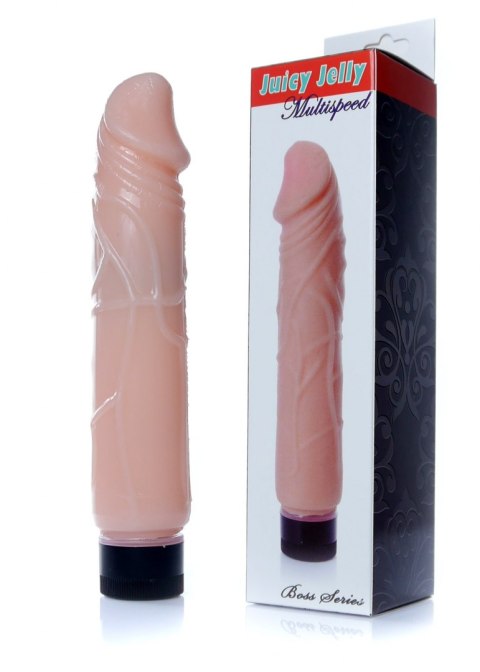 Realistycznie wygladający wibratorJuicy Jelly - Multispeed Skin Realistycznie wygladający wibratorJuicy Jelly - Multispeed Skin
